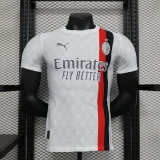 AC Milan 2023-24 away Players Edition Soccer jersey   (The player version is more slim fit, it is recommended to buy one size larger)
