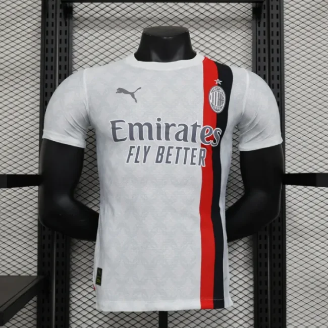 AC Milan 2023-24 away Players Edition Soccer jersey   (The player version is more slim fit, it is recommended to buy one size larger)