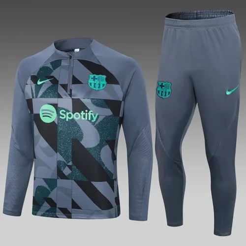 Barcelona 2023-24 Half zipper Kid training clothes