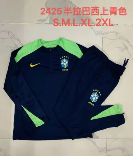 Brazil 2024 navy blue training suit