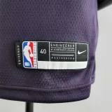 Minnesota Timberwolves RUSSELL#0 Black and Purple NBA Jersey
