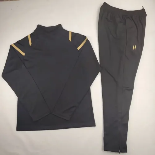 2024-25 Palestine black half zip training suit