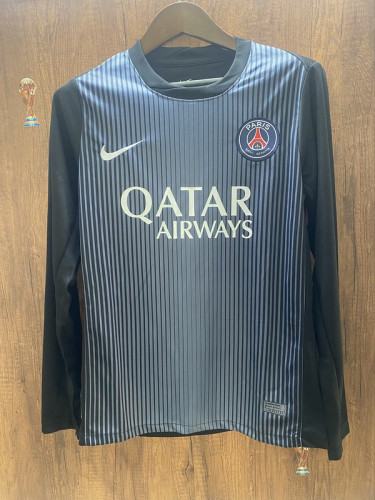 2025-26 Paris Saint Germain   gray long sleeve goalkeeper jersey
