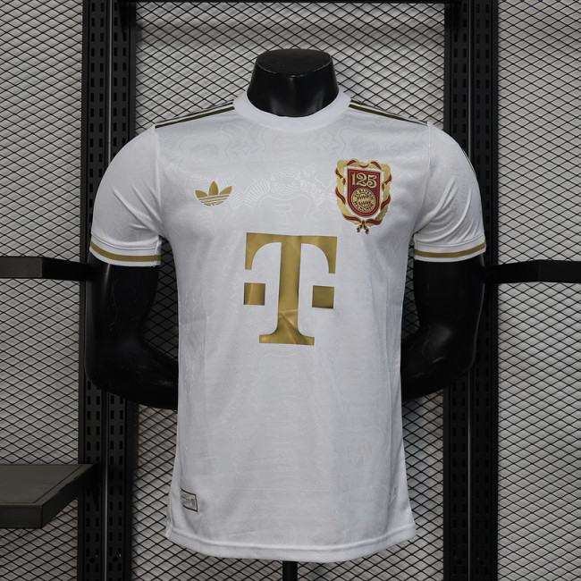 2025-26 Bayern 125th anniversary player version jersey    (The player version is more slim fit, it is recommended to buy one size larger)