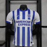 brighton 2024-25 home player version(The player version is more slim fit, it is recommended to buy one size larger)