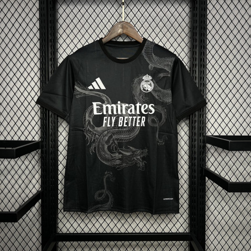 2024-25 Real Madrid black dragon jersey