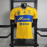 2023-24 Tigers home player version soccer jerseys   (The player version is more slim fit, it is recommended to buy one size larger)