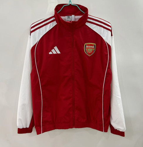 2025-26 Arsenal  red windbreaker