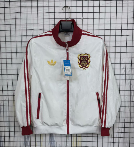 2025-26 Bayern 125th white windbreaker