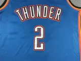 Thunder #2 blue basketball uniform