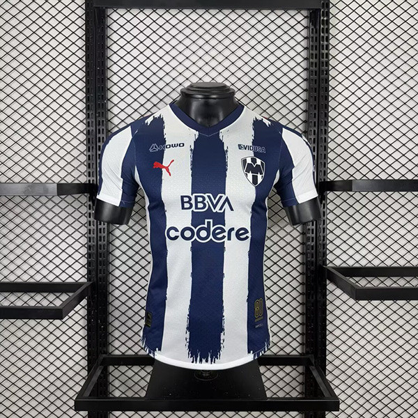2025-26 Monterrey home player version   (The player version is more slim fit, it is recommended to buy one size larger)