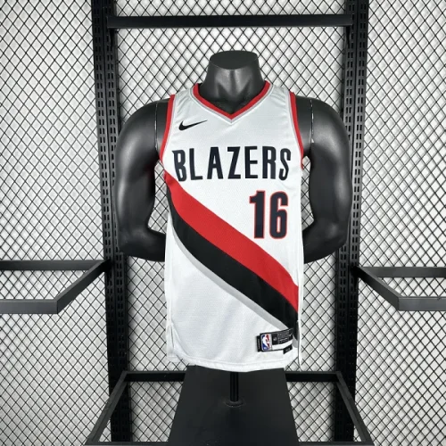 Portland Trail Blazers White No. 16 YANG
