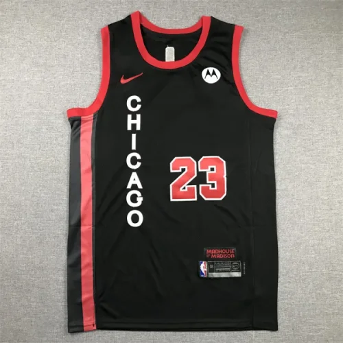 2024 Season City Edition Black Chicago Bulls No. 23 Michael Jordan