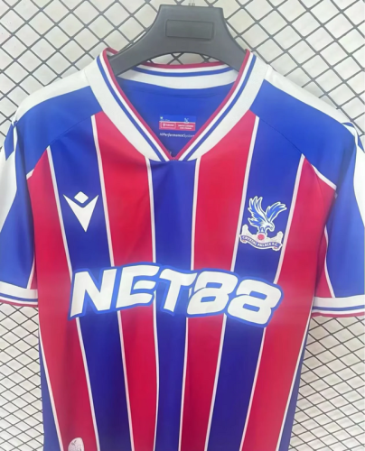 2025-26 Crystal Palace home soccer jersey