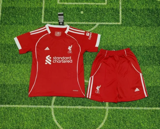 Liverpool Home 2025-26 Kids' Jersey