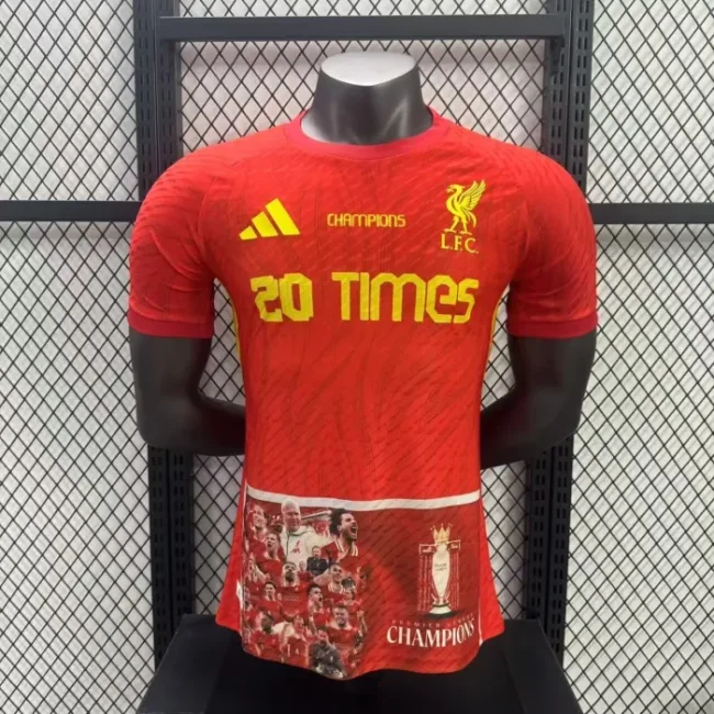 liverpool red special player version(The player version is more slim fit, it is recommended to buy one size larger)