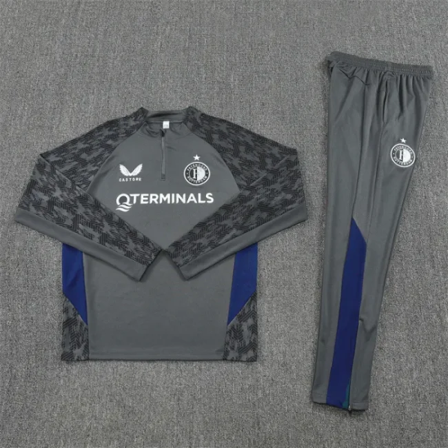 2025-26 Feyenoord Grey Half Zip Suit
