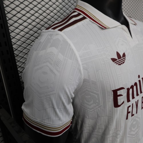 2025-26 Arsenal   Third Away Player Version Jersey   (The player version is more slim fit, it is recommended to buy one size larger)
