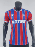 2025-26 Crystal Palace home player version soccer jersey    (The player version is more slim fit, it is recommended to buy one size larger)