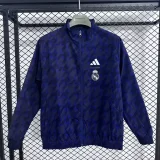 Real Madrid blue reversible windbreaker