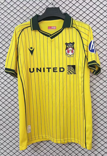 2025-26 Wrexham away soccer jersey