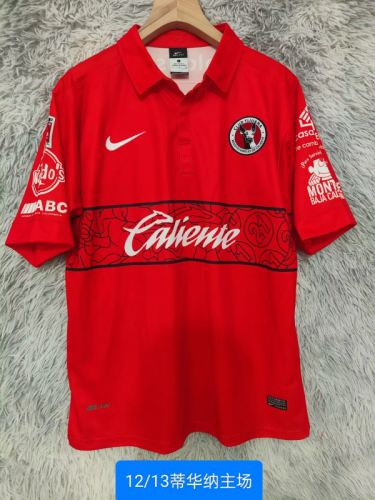 2012-13 Tijuana home Retro soccer jersey