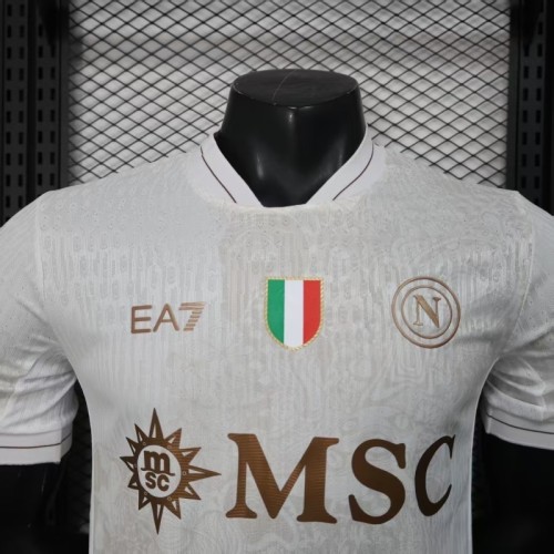 2025-26 Napoli Away Player Version Jersey   (The player version is more slim fit, it is recommended to buy one size larger)