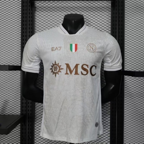 2025-26 Napoli Away Player Version Jersey   (The player version is more slim fit, it is recommended to buy one size larger)