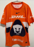 2025-26 Pumas Orange Goalkeeper player Version jersey (The player version is more slim fit, it is recommended to buy one size larger)