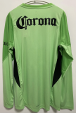 2025-26 America Green Long Sleeve Goalkeeper Jersey (The player version is more slim fit, it is recommended to buy one size larger)