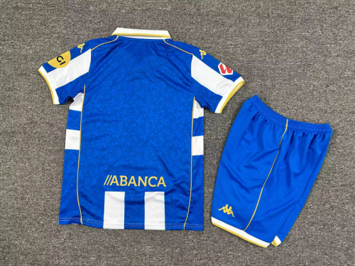 2025-26 Deportivo de La Coruna home kid kit