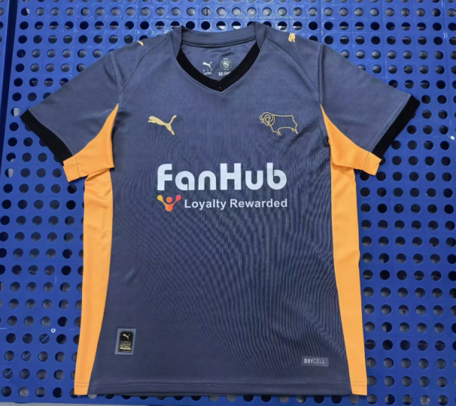 2025-26 Derby County Away soccer jersey