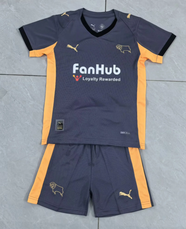 2025-26 Derby County Away Kid Kit