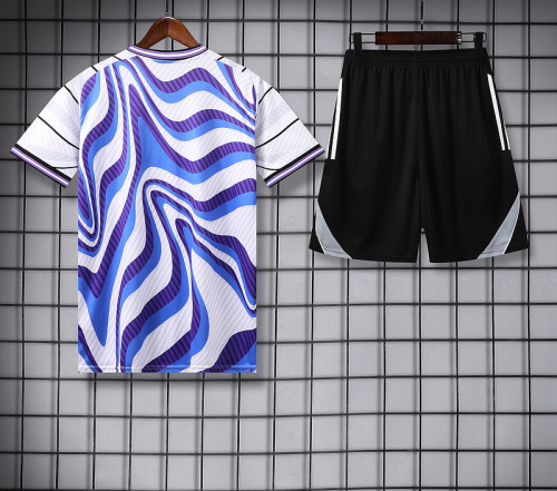 2025-26 Real Madrid blue and white training suit