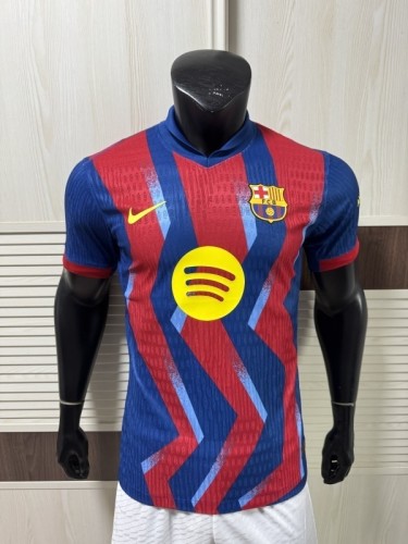2025-26 Barcelona Fouth Away Player Version Jersey(The player version is more slim fit, it is recommended to buy one size larger)