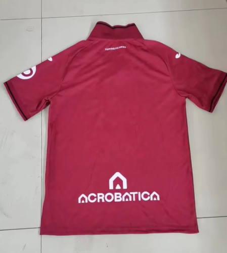 2025-26 Torino red home soccer jersey size