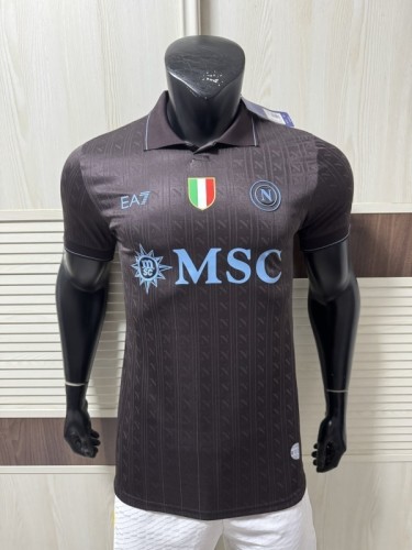 2025-26 Napoli Third Away Player Version Jersey  (The player version is more slim fit, it is recommended to buy one size larger)