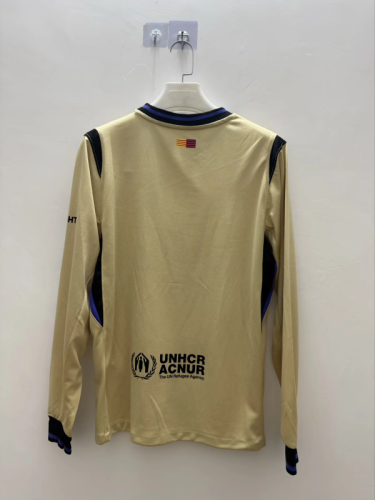 2025-26 Barcelona Away Long Sleeve Jersey