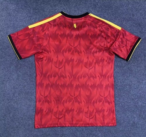2025-26 Belgium home soccer jersey