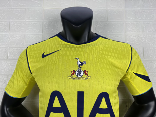 2025-26 Tottenham Third Away Player Version Jersey (The player version is more slim fit, it is recommended to buy one size larger)