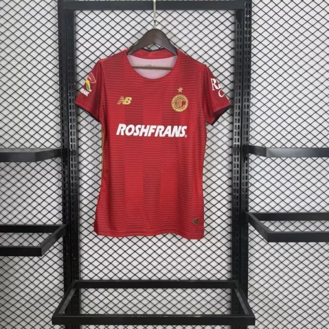 2025-26 Toluca Home Woman Soccer Jersery