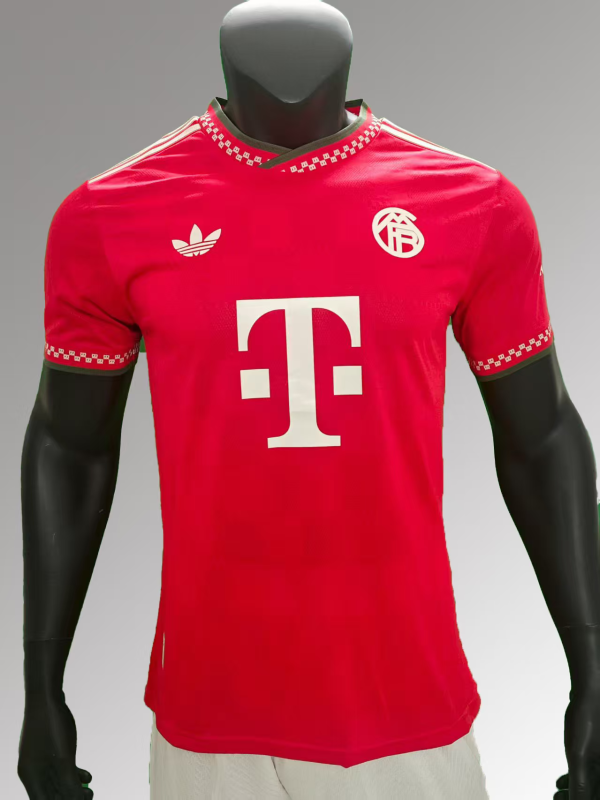 2025-26 Bayern Red Special Player Version Jersey(The player version is more slim fit, it is recommended to buy one size larger)