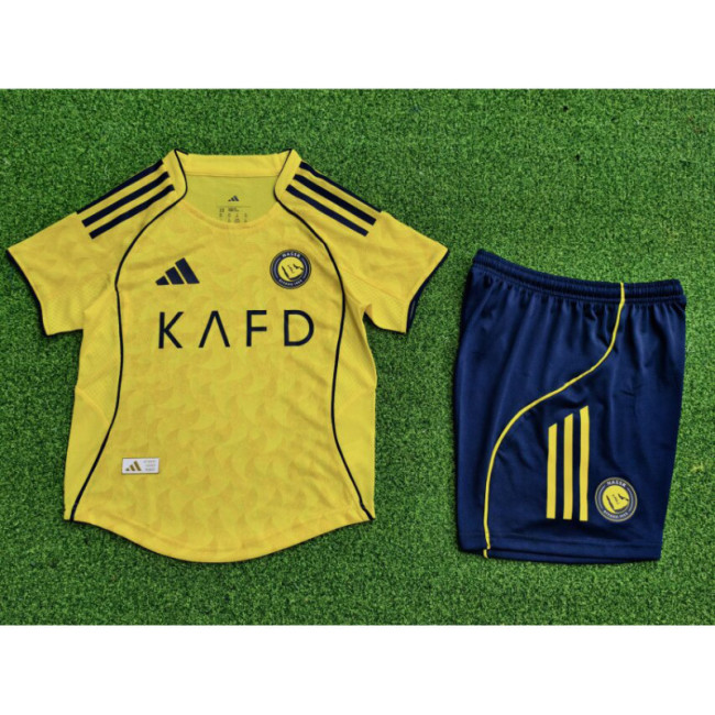 2025 26 Al-Nassr Home player kids kit