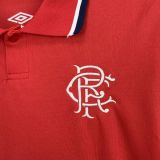2025-26 Rangers Second Away Red Jersey