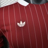 Ajax 2025-26 Adidas Originals SL Player Version Jersey (The player version is more slim fit, it is recommended to buy one size larger)