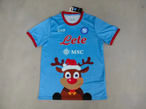Naples Napoli 2025-26 Chrismas version soccer jersey size