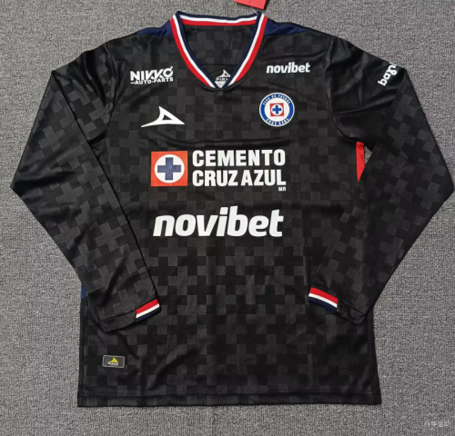 Cruz Azul 2025-26 Third Away Long Sleeve soccer jersey