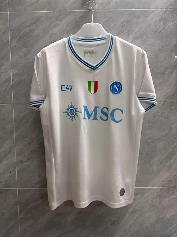 Naples Napoli 2025-26 Champions League White Jersey