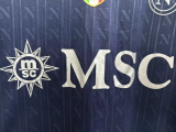 Naples Napoli 2025-26 Champions League Navy Blue Jersey