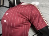 Arsenal 2025-26 red retro version player version jersey size(The player version is more slim fit, it is recommended to buy one size larger)